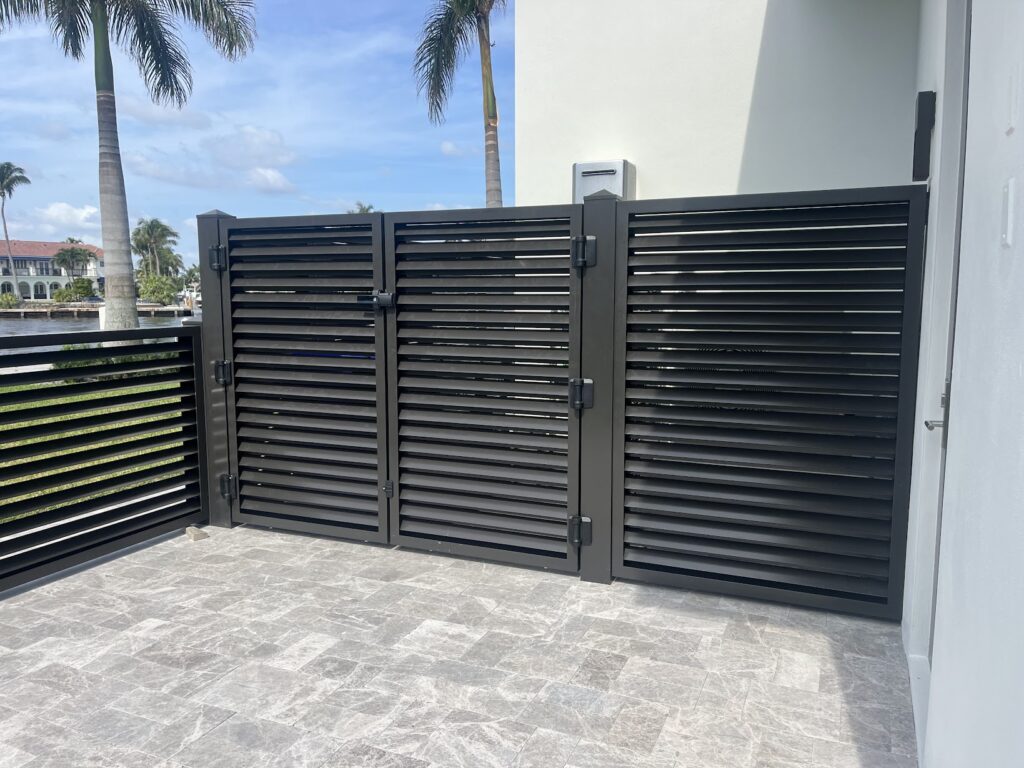Aluminum fence supplies available to order from The Link Store, Broward County