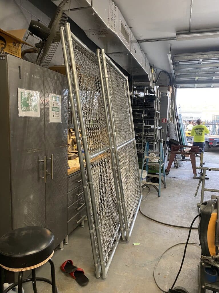Concrete, gravel, weed barrier, privacy slats and replacement parts for chain link fence projects at The Chain LINK Store