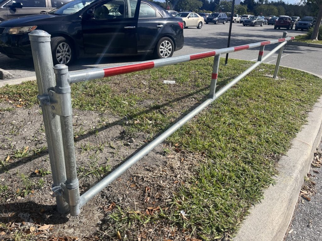 Steel gate supplies at The Link Store, Broward County