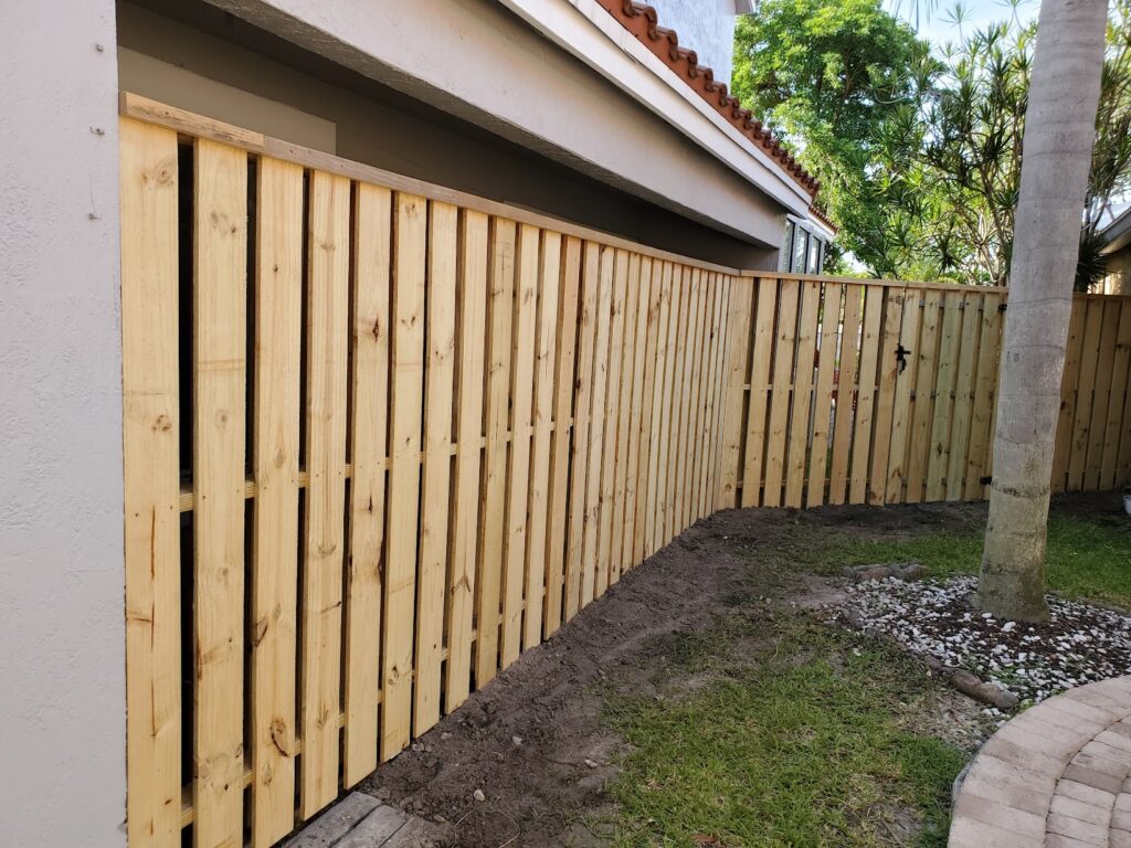 Wood-fence project supplies at The Link Store, Broward County