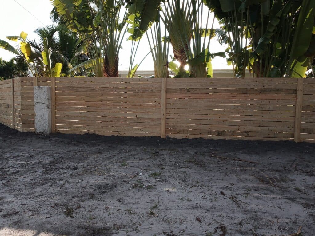 Wooden fence rails — top, middle and bottom — plus metal and composite alternatives at The Link Store