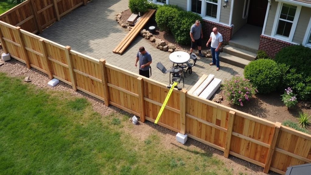 fence dimensions specifications provided