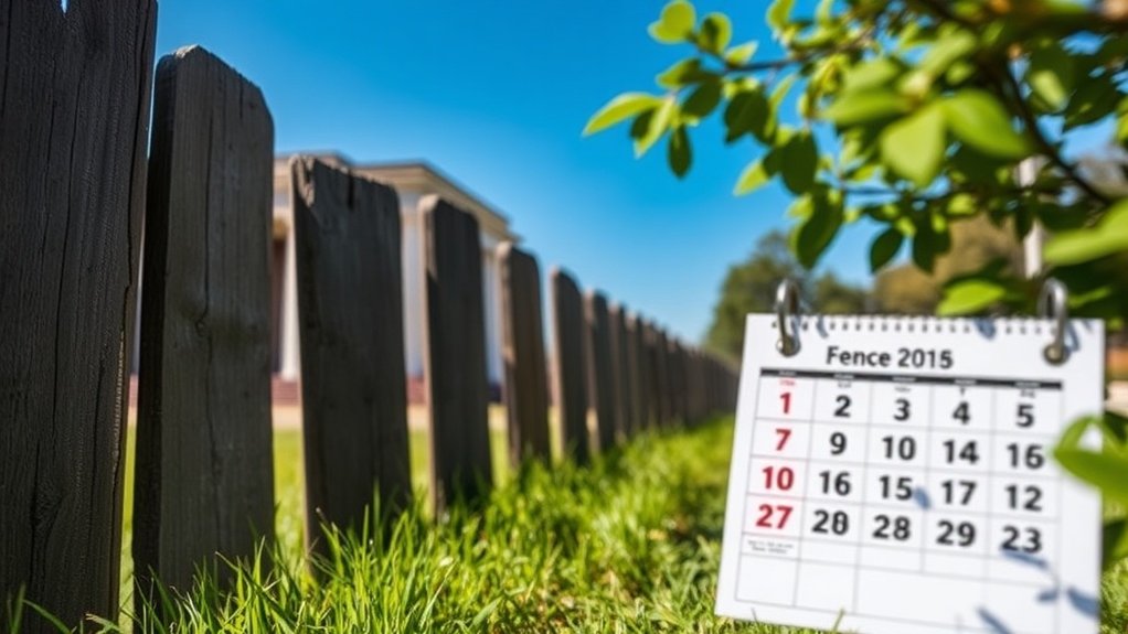 fence permit validity guidelines