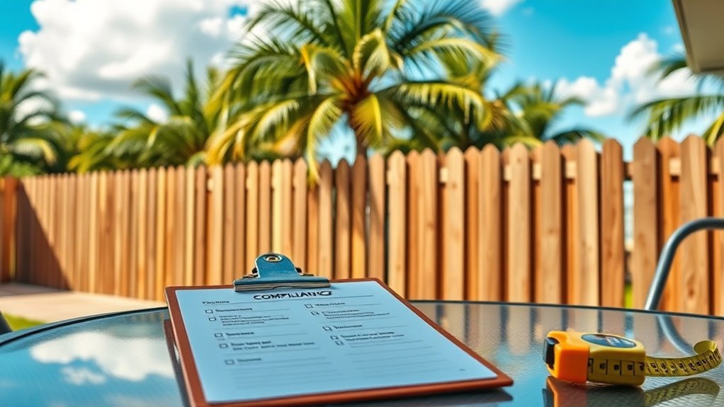 fence project compliance steps