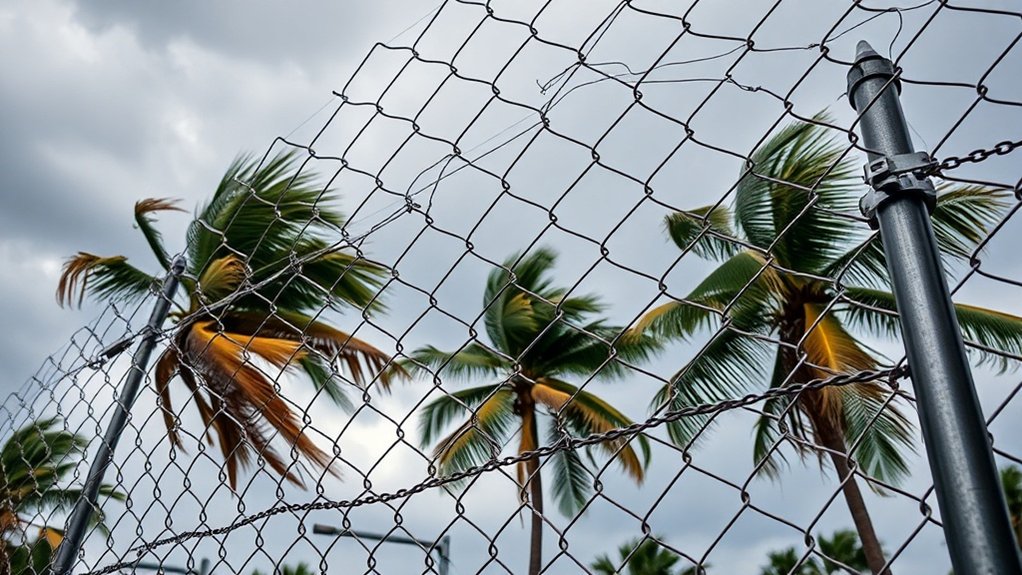 high wind fence specifications