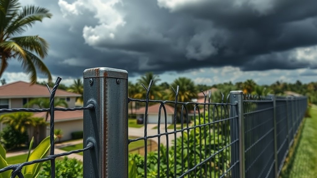 hurricane resistant fence requirements