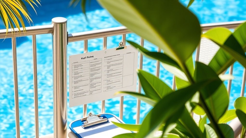 pool fence compliance checklist
