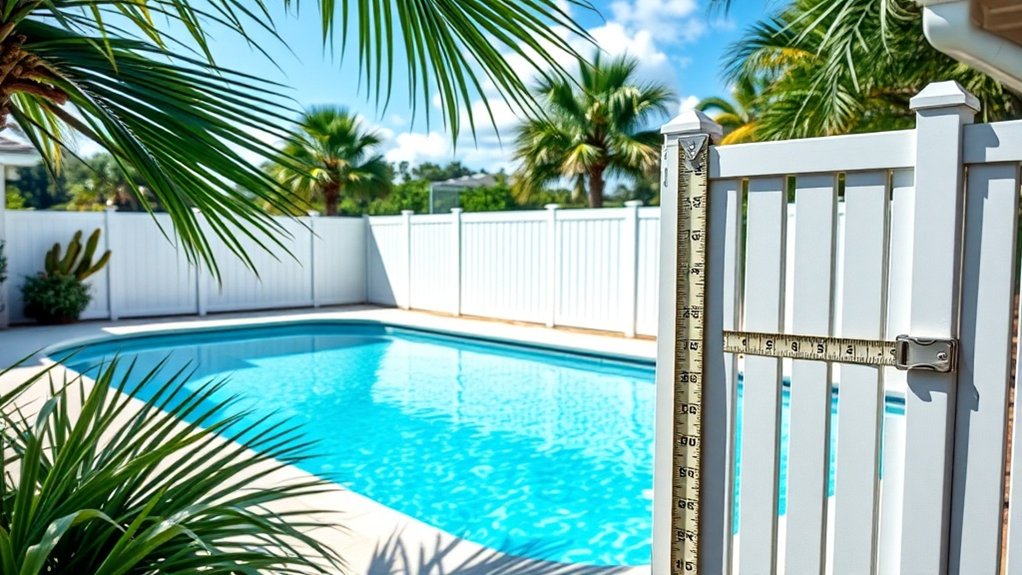 pool fence height requirements