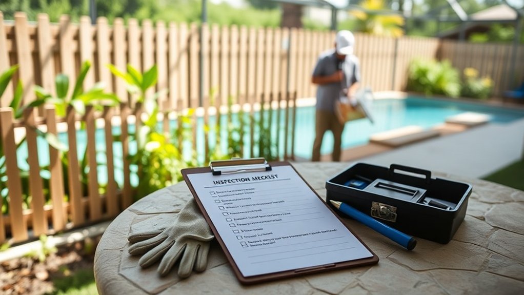 professional pool fence repairs