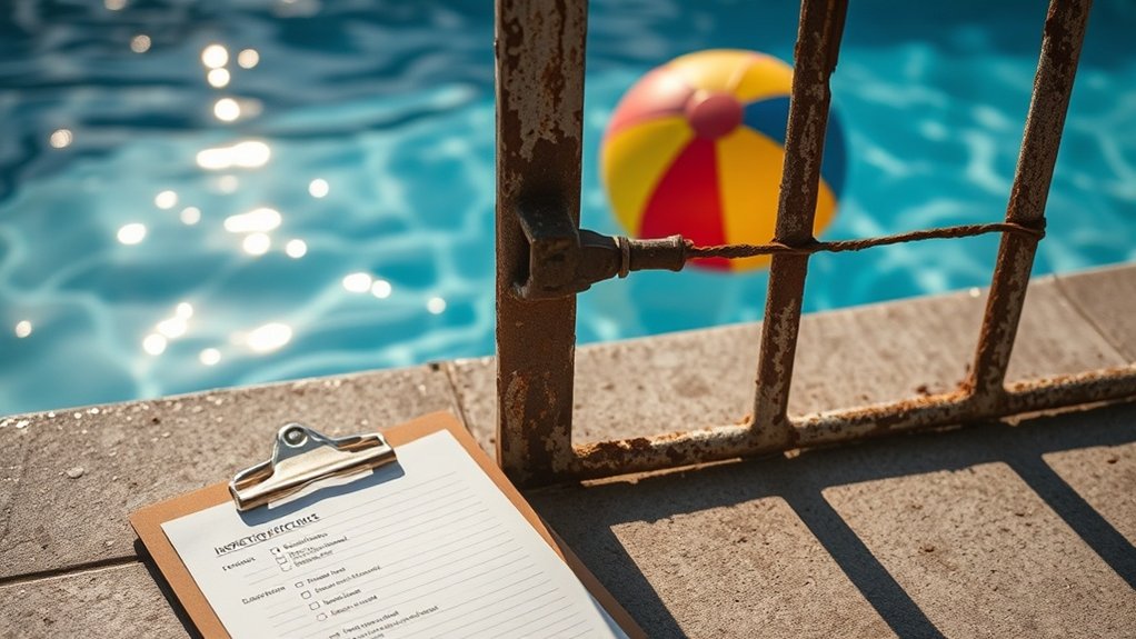 regular pool fence maintenance