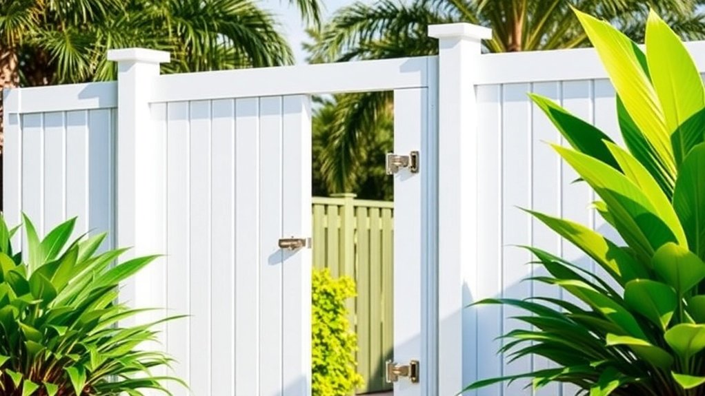 self closing pool access gates