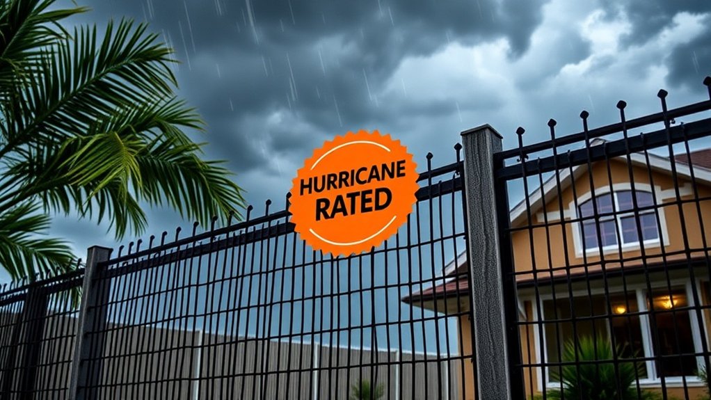 storm safety fence requirements