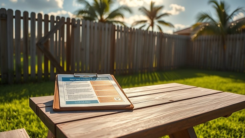 unpermitted fence construction penalties