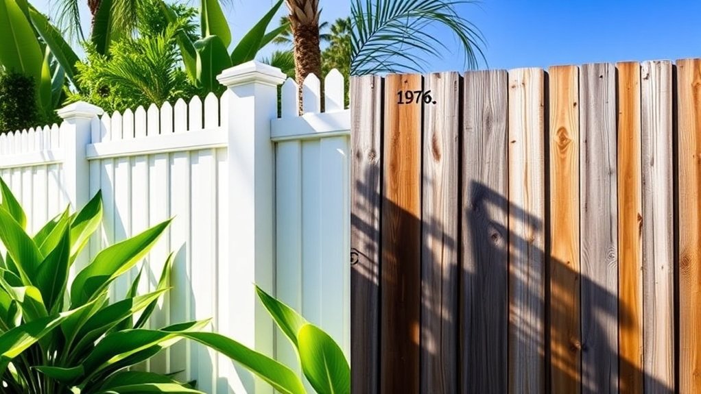 vinyl versus wood fencing