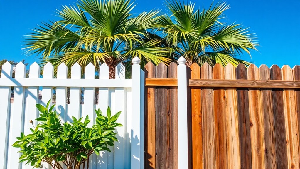 vinyl versus wood fencing
