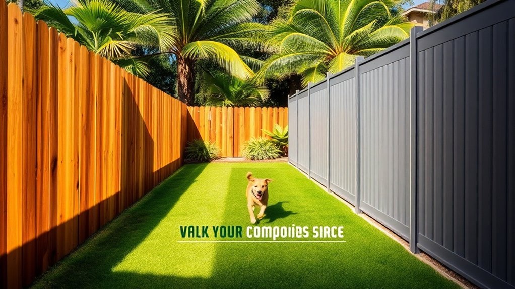 wood vs composite fencing