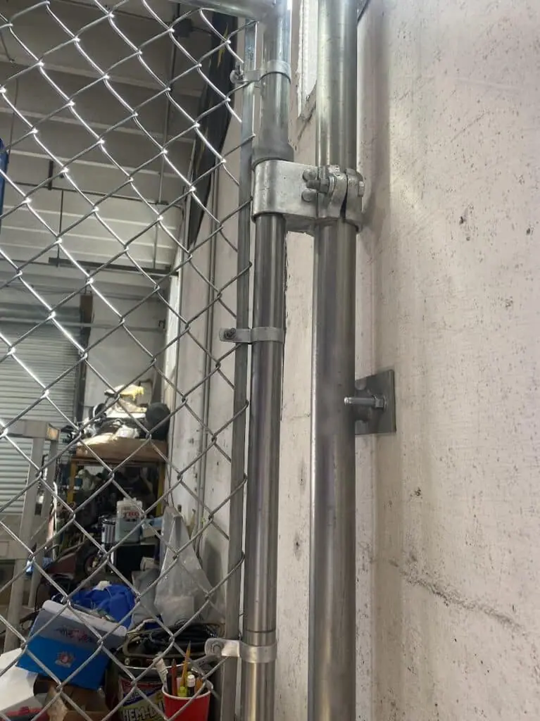 Galvanized and vinyl-coated steel chain link fence posts — terminal and line posts at The Chain LINK Store